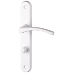 Poignée de porte intérieur - Absolu - sur plaque - entraxe 195 mm - condamn
