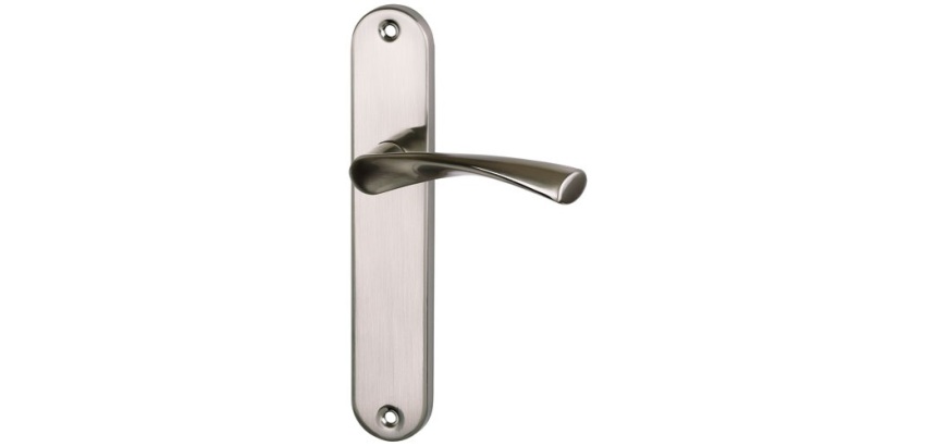 Poignée de porte intérieur - Urbaine - sur plaque - entraxe 195 mm - finiti