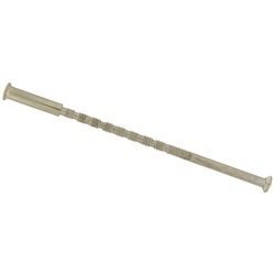 Vis relieuse prédécoupée - tête bombée fendue - douille lisse non fendue -