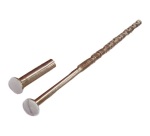 Vis relieuse prédécoupée - tête bombée fendue - douille lisse non fendue -