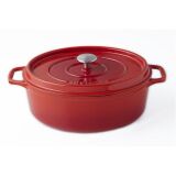 Cocotte en fonte ovale 33 cm Rubis