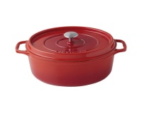Cocotte en fonte ovale 33 cm Rubis