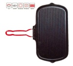 Grill rectangulaire 37 x 22 cm en fonte