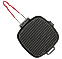 Grill carré 25 cm en fonte