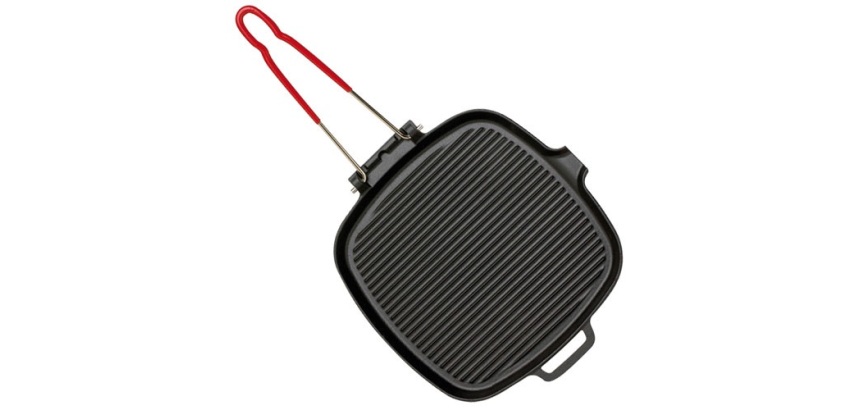 Grill carré 25 cm en fonte