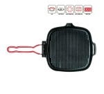 Grill carré 25 cm en fonte