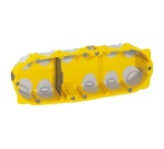 Boite à encastrer - étanche à l'air - BBC - Batibox Energy - 3 postes - P :