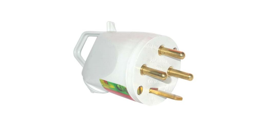 Fiche mâle 3p+t 20a ip44 anneau vrac