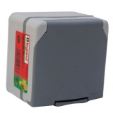 Prise de courant de puissance  20 A - étanche IP 55 - 90x90x65 mm - saillie