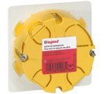 Boîte dérivation à encastrer d.100mm pour plaque de plâtre