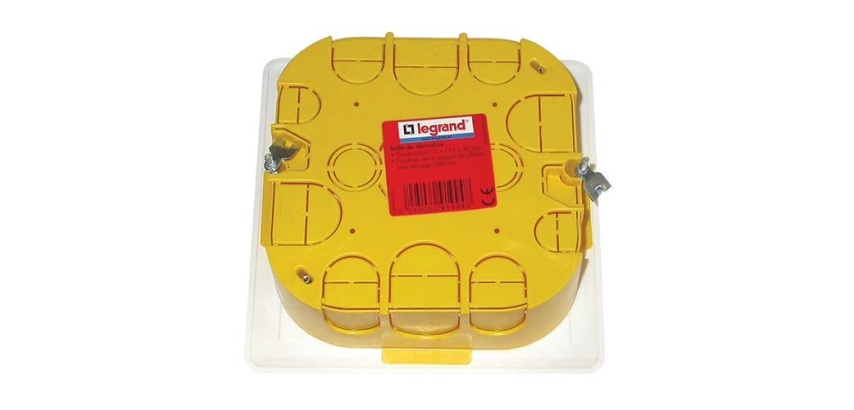 Boîte dérivation à encastrer 115x115x40 /plaque de plâtre