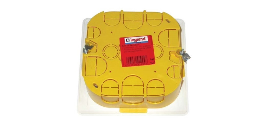 Boîte dérivation à encastrer 115x115x40 /plaque de plâtre