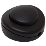 Interrupteur à commande au pied - pour lampe - rond - noir