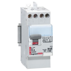 Interrupteur différentiel bipolaire - type AC - 30 mA - 40 A- 2 modules - a