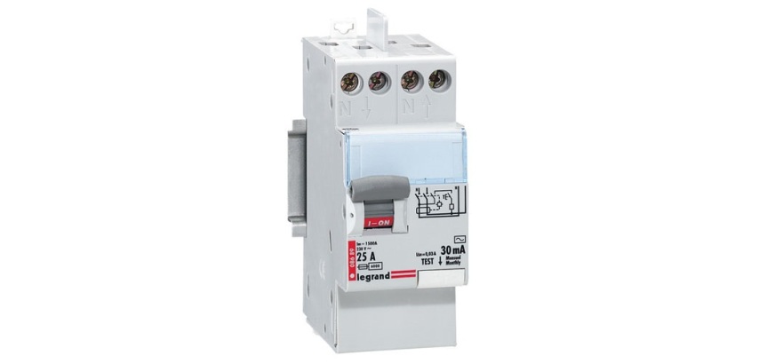 Interrupteur différentiel bipolaire - type AC - 30 mA - 40 A- 2 modules - a