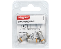 Ensemble de 3 cartouches fusibles 10.3 x 25.8 mm 16 A