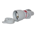 Fiche Plexo étanche IP44 - 16 A - avec terre - femelle avec volet de protec