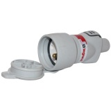 Fiche Plexo étanche IP44 - 16 A - avec terre - femelle avec volet de protec