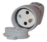 Fiche Plexo étanche IP44 - 16 A - avec terre - femelle avec volet de protec