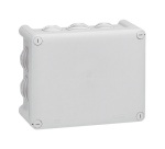 Boîte dérivation 155x110x74 Plexo gris 10 embouts vrac
