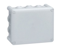 Boîte dérivation 180x140x86 Plexo gris 10 embouts vrac