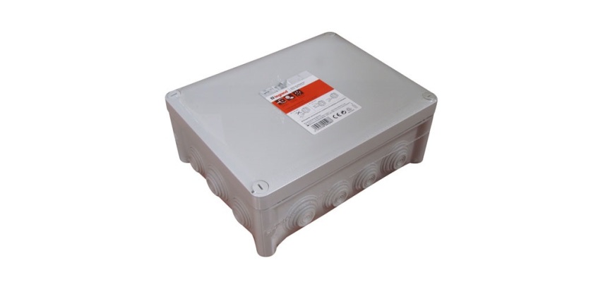 Boîte dérivation 220x170x86 Plexo gris 14 embouts vrac