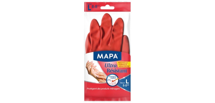 Gant fin - ultra résistant - travaux ménagers - taille L - lot de 10