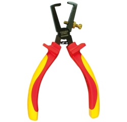 Pince isolée à dénuder - 1000V - vis de réglage - ouverture 10mm² -  L 180