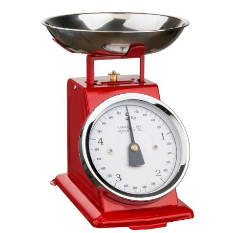 Balance de cuisine mécanique Rouge - 7915011