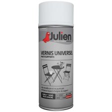 Vernis universel tous supports Julien - Aérosol de 400 ml,  incolore brillant