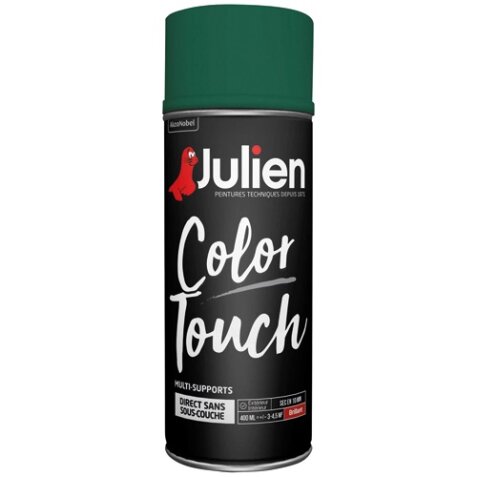 Bombe peinture 400 ml Vert Basque - Color Touch Brillant