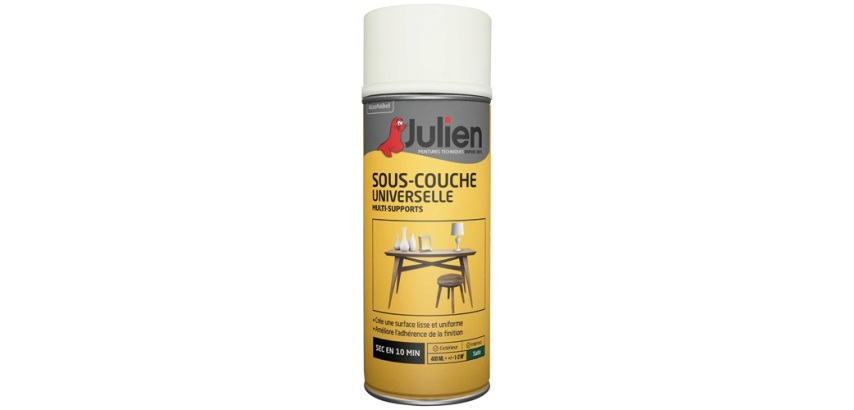 Sous-couche universelle Julien - Aérosol de 400 ml, blanc