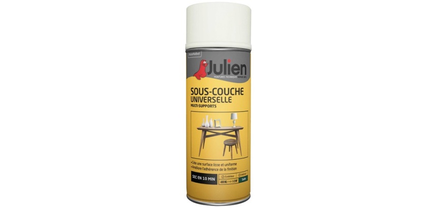 Sous-couche universelle Julien - Aérosol de 400 ml, blanc