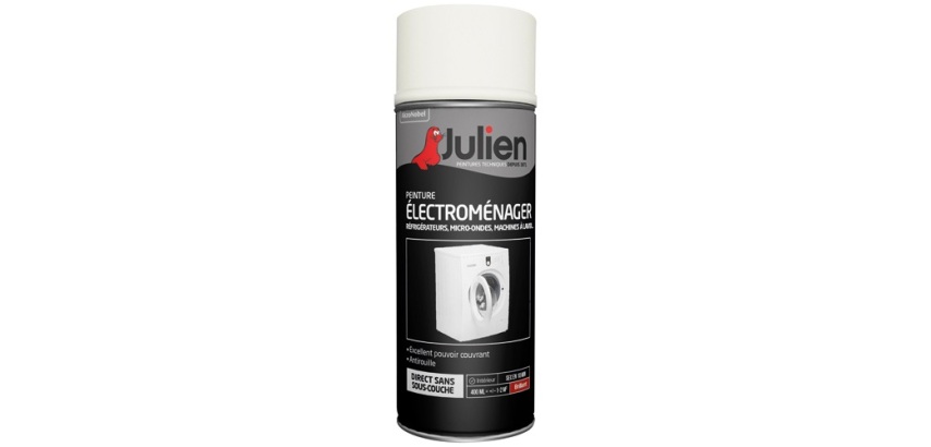 Bombe peinture électroménager 400 ml - Blanc frigidaire
