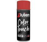 Peinture brillante multi-supports Color Touch Julien - Aérosol de 400 ml, rouge feu RAL3000