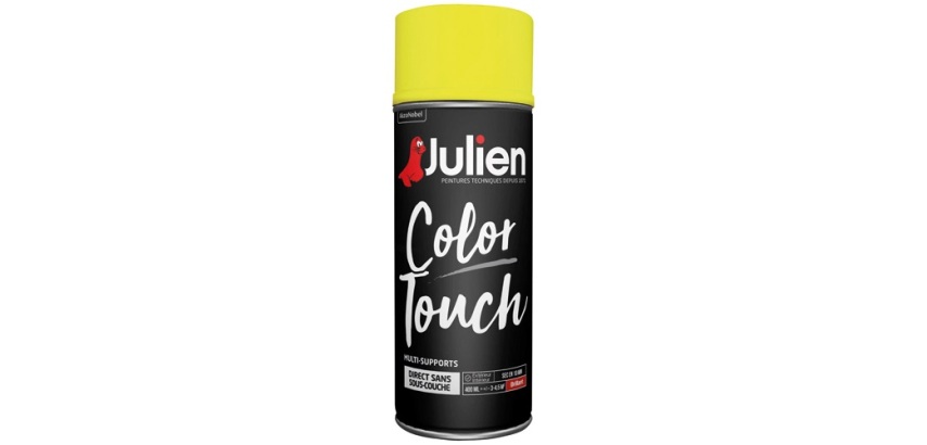Bombe peinture 400 ml Color Touch Brillant - Jaune Signal