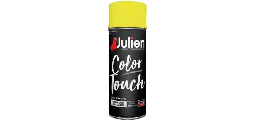 Bombe peinture 400 ml Color Touch Brillant - Jaune Signal