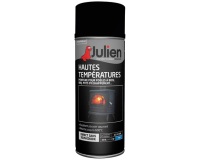 Bombe peinture Haute Température 400 ml - Noir Mat