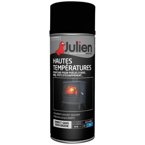 Peinture spéciale haute température Julien - Aérosol de 400 ml