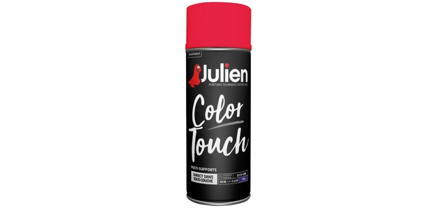 Bombe peinture 400 ml Color Touch Fluo - Rouge