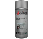 Peinture galvanisante tous métaux Julien - Aérosol de 400 ml, argenté satin
