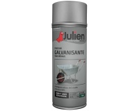 Peinture galvanisante tous métaux Julien - Aérosol de 400 ml, argenté satin