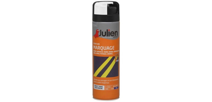 Peinture de marquage Julien - Aérosol de 500 ml, fluo