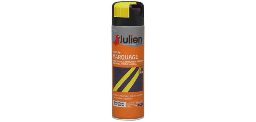 Bombe peinture Marquage 500 ml - Jaune Fluo