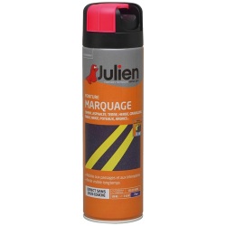 Peinture marquage aérosol 500 ml rouge fluo
