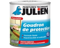 Goudron de protection extérieur satin fluide 0.75 L noir