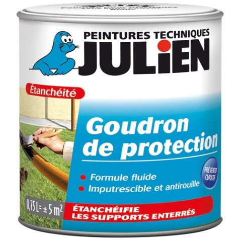 Goudron de protection - formule fluide noir - 750 mL