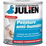 Peinture anti-humidité intérieure hydropro 0.5 L blanc satiné