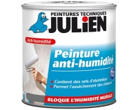 Peinture anti-humidité intérieure hydropro 2.5 L blanc satiné
