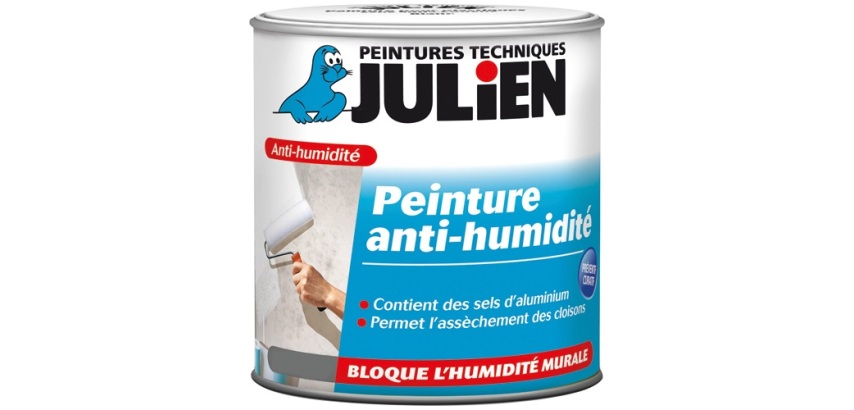 Peinture anti-humidité intérieure hydropro 2.5 L blanc satiné